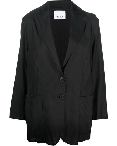 Black Erika Cavallini Semi Couture Jackets for Women | Lyst