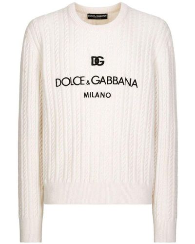 Dolce & Gabbana Sweaters - White