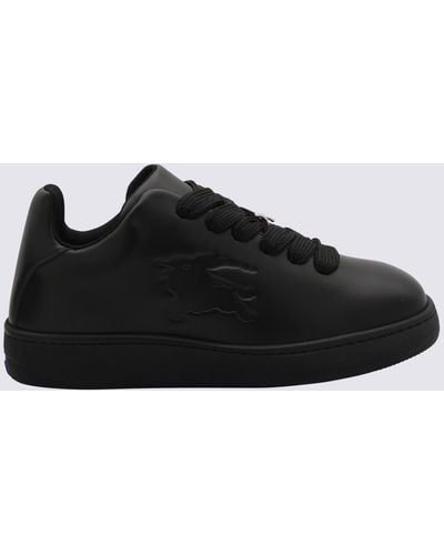 Burberry Leather Sneakers - Black