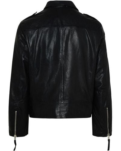 Bully Genuine Leather Jacket - Black