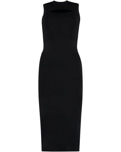 Victoria Beckham Knitted Dress - Black