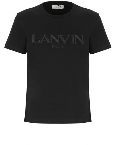 Lanvin T-Shirts And Polos - Black
