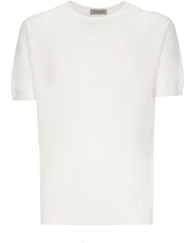 John Smedley T-shirts And Polos White