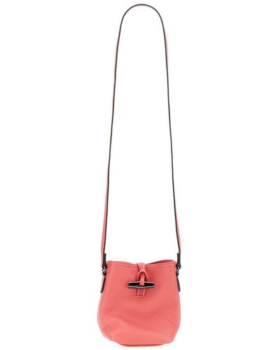 Longchamp Roseau Essential Xs Crossbody Bag - Red