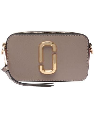 Marc Jacobs The Snapshot Cement Multi Leather Camera Bag - Brown