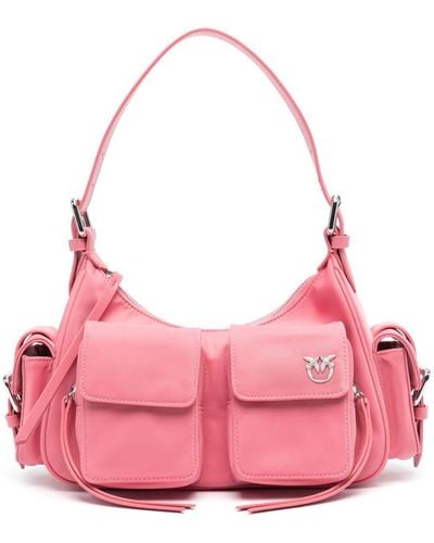 Pinko 'Cargo' Bag With Pockets - Pink