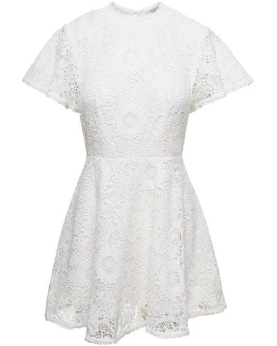 Sabina Musayev 'Sue' Mini Dress With Cut-Out - White