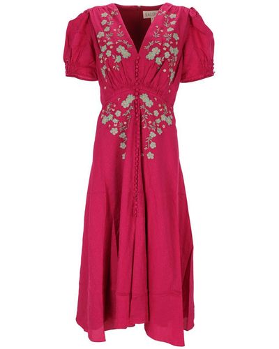 Saloni Dresses - Red