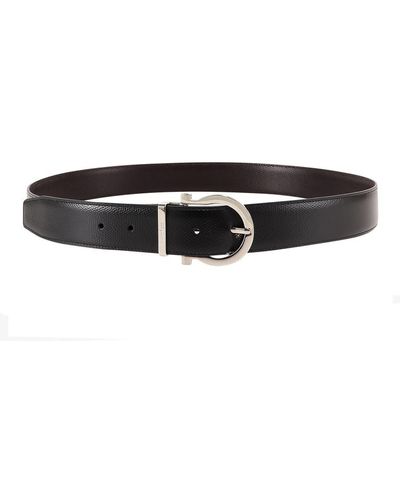 Ferragamo Leather Belts E Braces - White