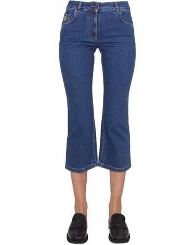 Moschino Cropped Jeans - Blue
