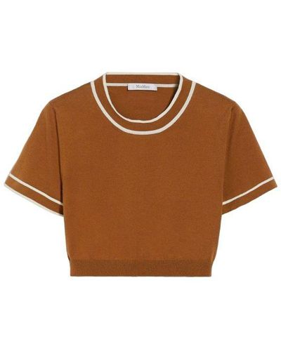 Max Mara T-Shirts & Tops - Brown