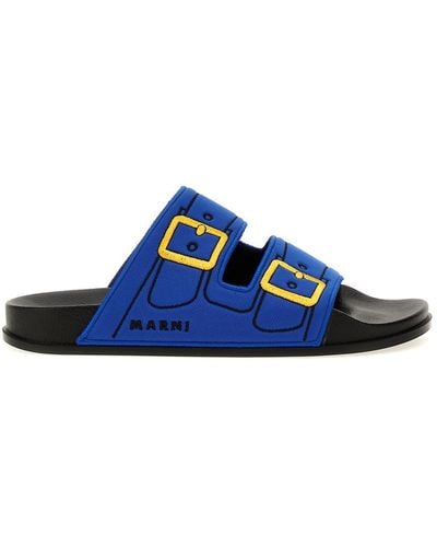 Marni Trompe L Sandals - Blue