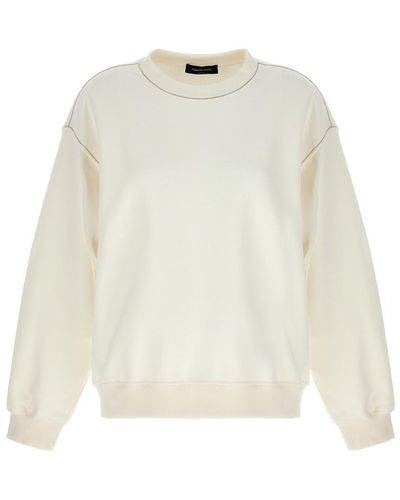 Fabiana Filippi Light Point Detail Sweatshirt - White