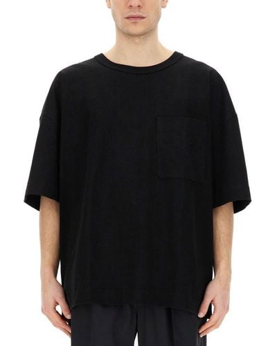 Lemaire Boxy Fit T-Shirt - Black