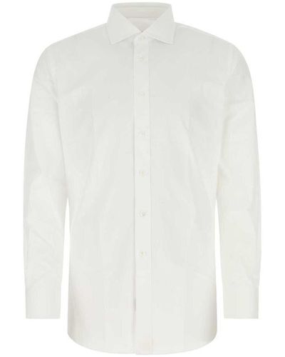 White Brioni Shirts for Men | Lyst