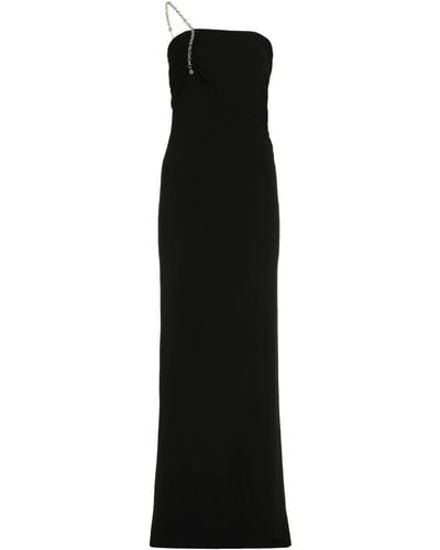 Givenchy Draped One Shoulder Dress - Black