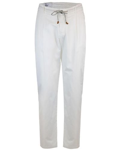 Eleventy Trousers - White