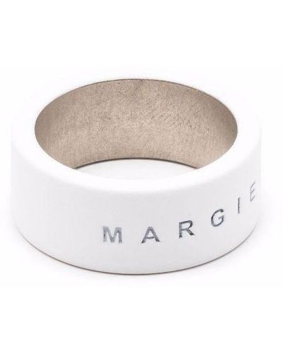 MM6 by Maison Martin Margiela Earrings - White