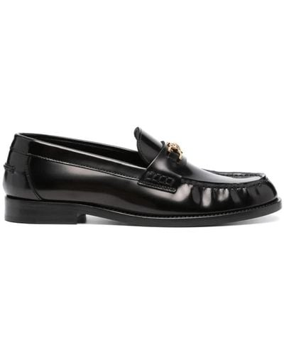 Versace Loafers Shoes - Black