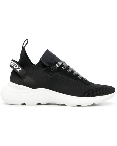 Dsquared2 Fly men's sneakers in recycled nylon Black | Buy online at the  best price on caposerio.com