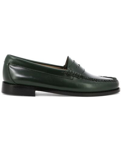 G.H. Bass & Co. "Weejuns Penny" Loafers - Green