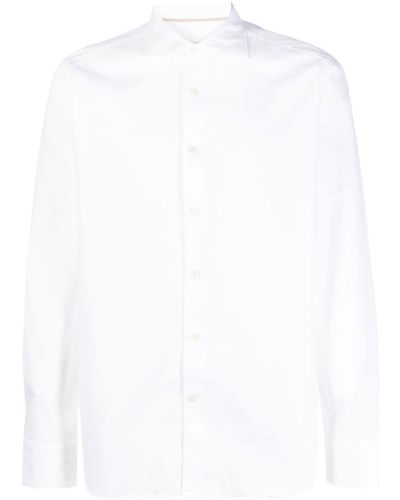 Tintoria Mattei 954 Long Sleeve Shirt - White
