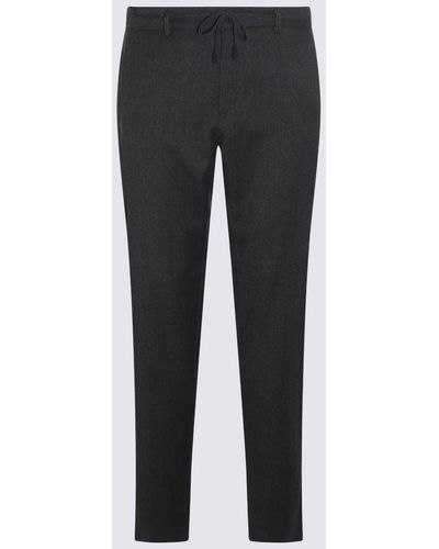 Canali Dark Gray Cotton Pants