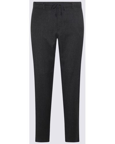 Canali Dark Grey Cotton Pants
