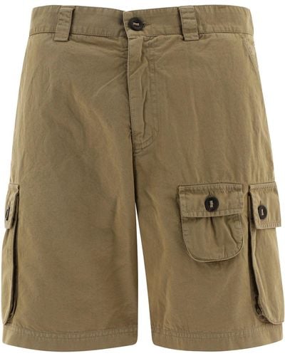 Palm Angels "gd Cargo" Shorts - Green