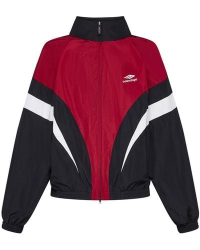 Balenciaga Jacket With Logo - Red
