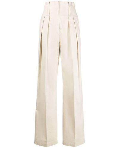 IRO Osni High-waisted Trousers - White