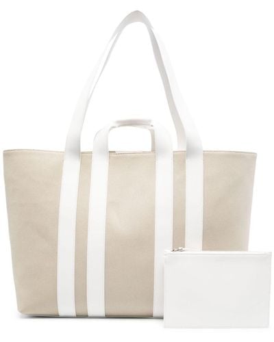 Lanvin Ballade East West Shopper Bags - White