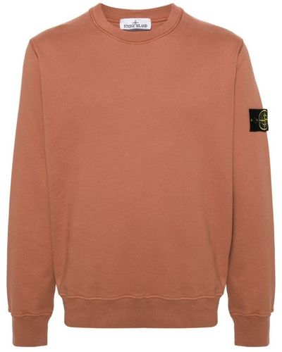 Stone Island Sweatshirt Clothing - Brown