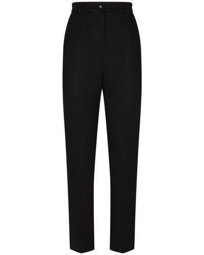 Dolce & Gabbana Tailored Tapered Pants - Black
