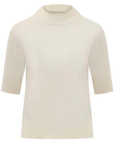 Jil Sander Cashmere And Silk Sweater - White