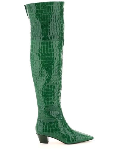 Aquazzura Tres Gainsbourg Boots - Green