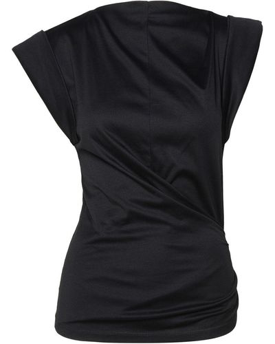 Isabel Marant 'Maisan' Cotton T-Shirt - Black
