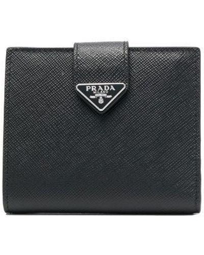 Prada Wallet Black Logo