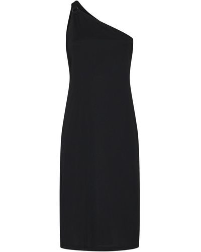 Filippa K Acetate-Blend One-Shoulder Dress - Black