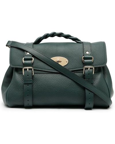 Mulberry Woman's Alexa Heavy Leather Handbag - Green