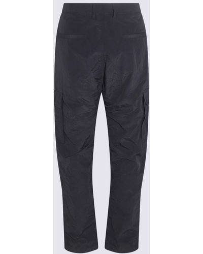 Marcelo Burlon County Of Milan Black Cargo Trousers - Grey