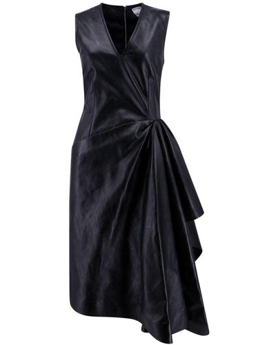 Bottega Veneta Leather Dress - Blue