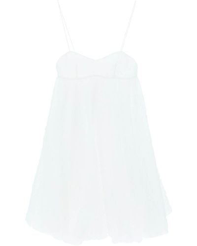 Cecilie Bahnsen 'sunni' Mini Dress - White