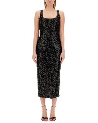 Moschino Jeans Sequined Dress - Black