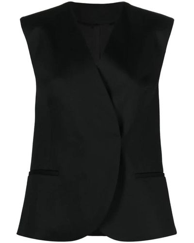 Calvin Klein Modular Tailored Waistcoat - Black