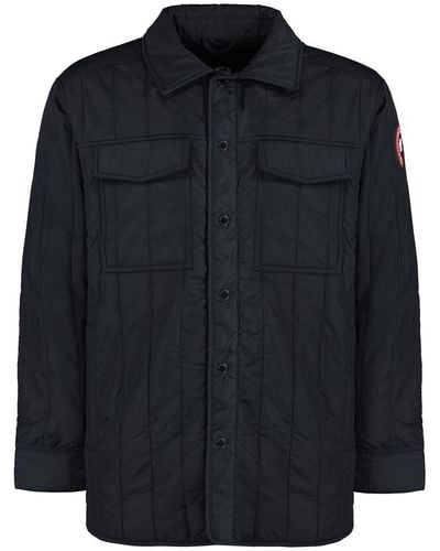 Canada Goose Carlyle Technical Fabric Overshirt - Black