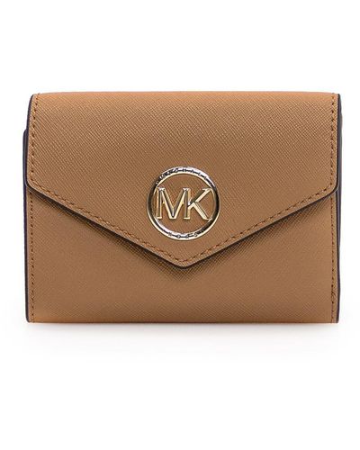 Michael Kors Leather Wallet - Brown