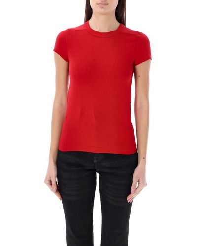 Rick Owens Cropped Level T - Red