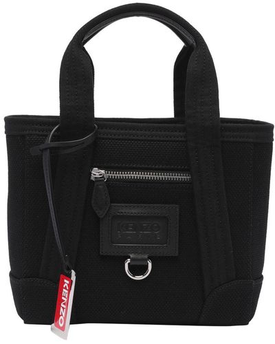 KENZO Fabric Mini Bag - Black