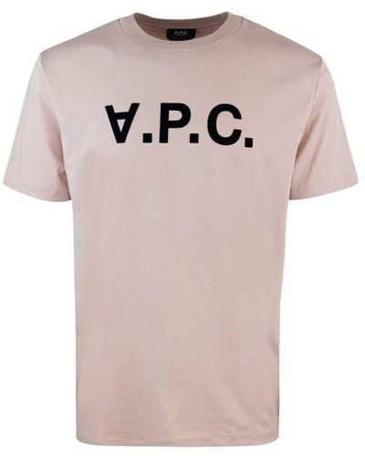 A.P.C. T-shirts - Pink